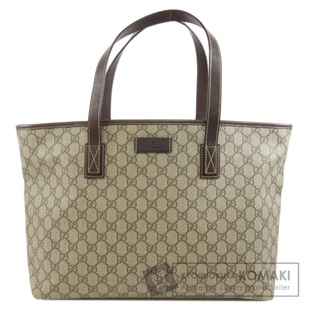 Gucci GG Supreme Canvas Tote Bag Shoulder Bag Brown